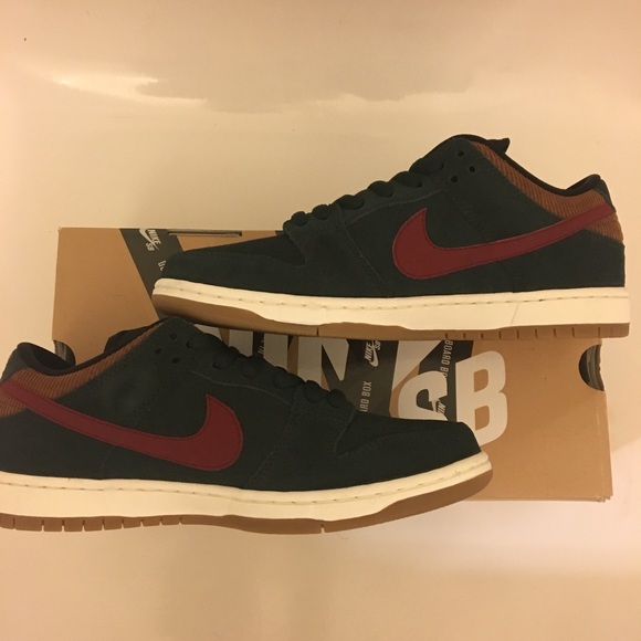 ❌SOLD❌Nike SB Dunk Low Corduroy Spruce 9 RARE 🔥 - Picture 2 of 7